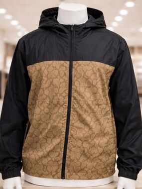Coach Hooded Windbreaker Jacket